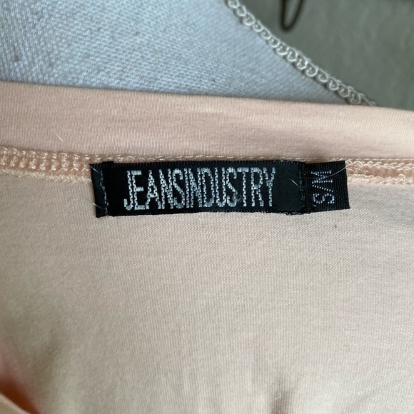 Jeans Industry Graphic T-Shirt Tee Sequin lips - Picture 3 of 4